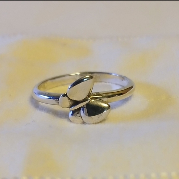 Retired James Avery Tiny Butterfly Ring, size 9 - Picture 3 of 7